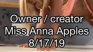 Fresh Anna Apples onlyfans nude shows part 1